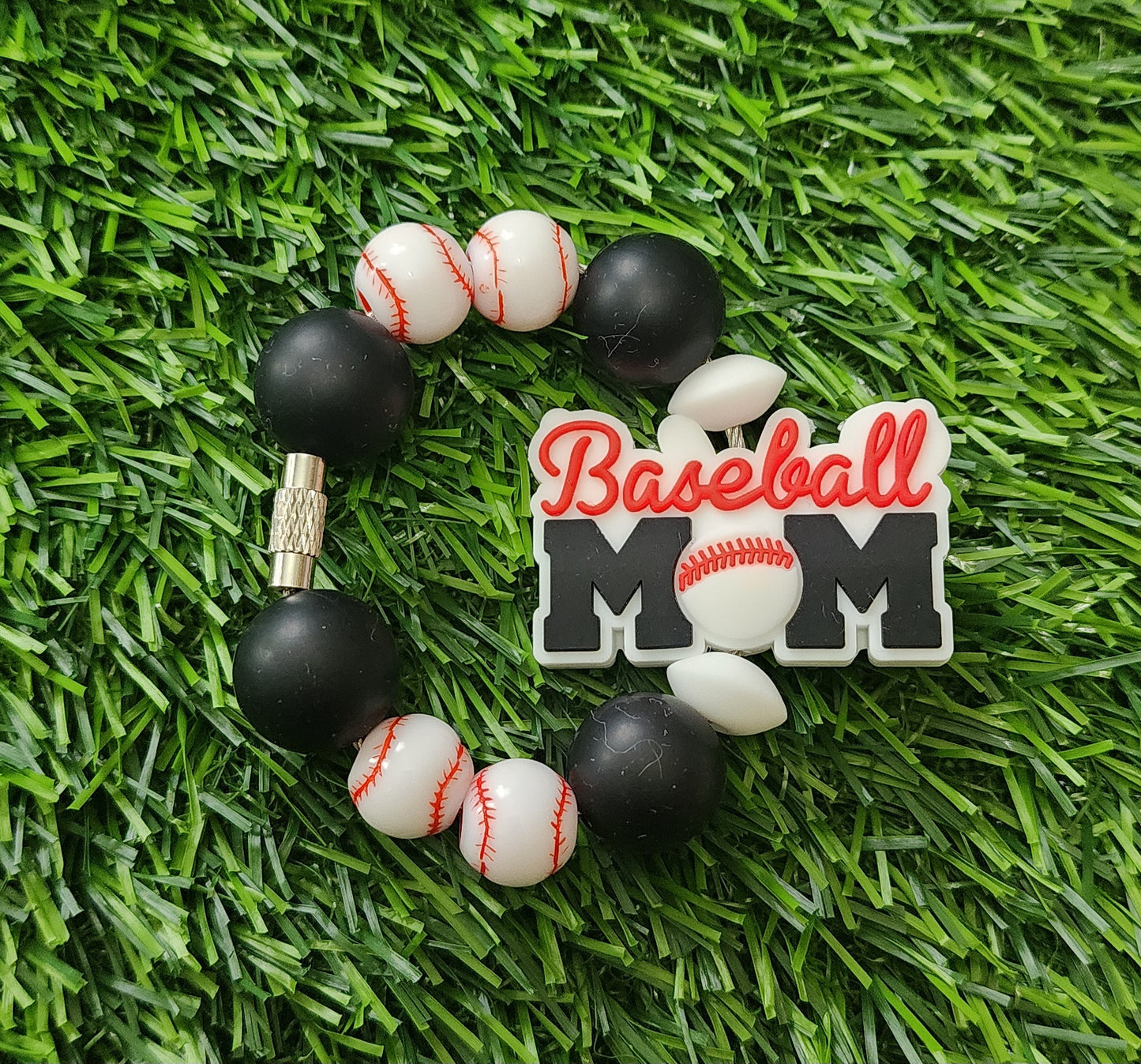Baseball Mom Cup Charm