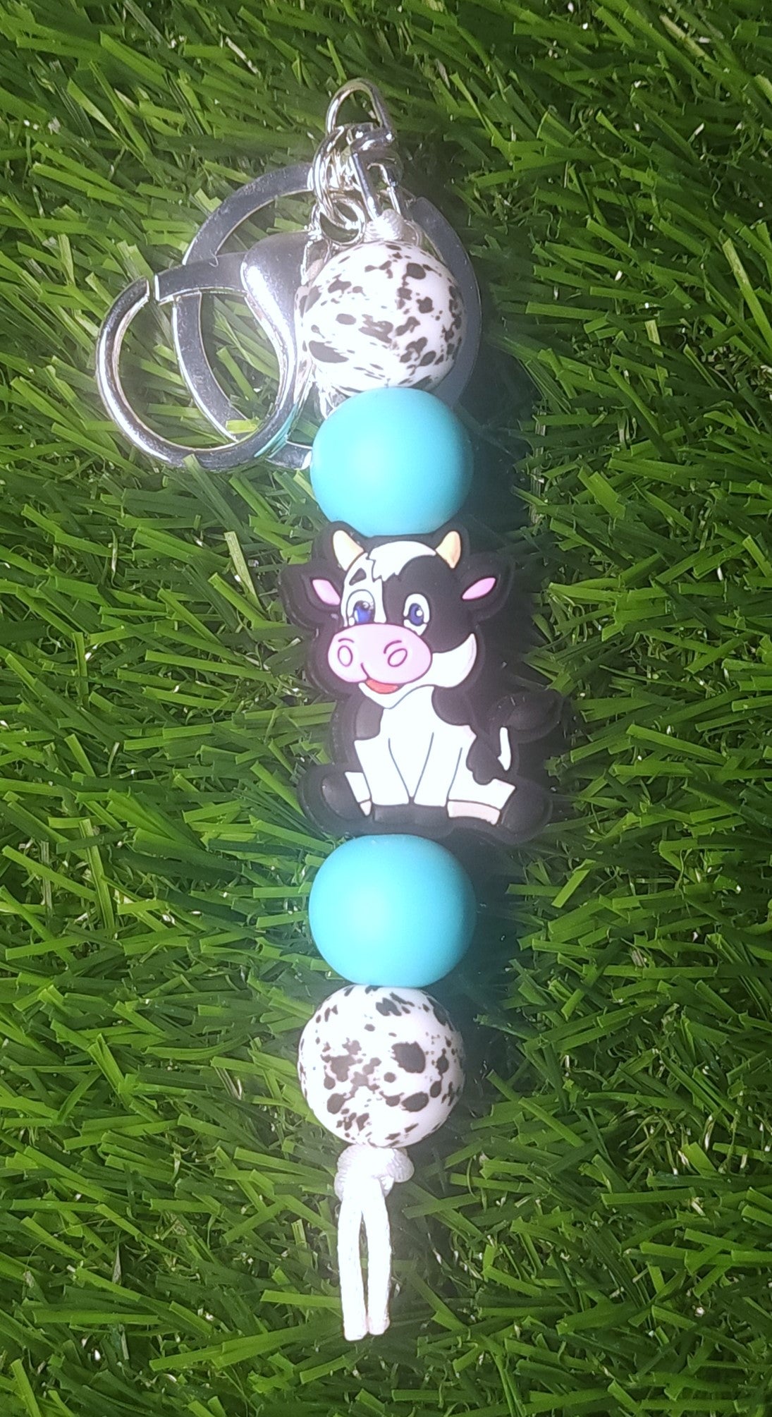 Cute Cow Keychain