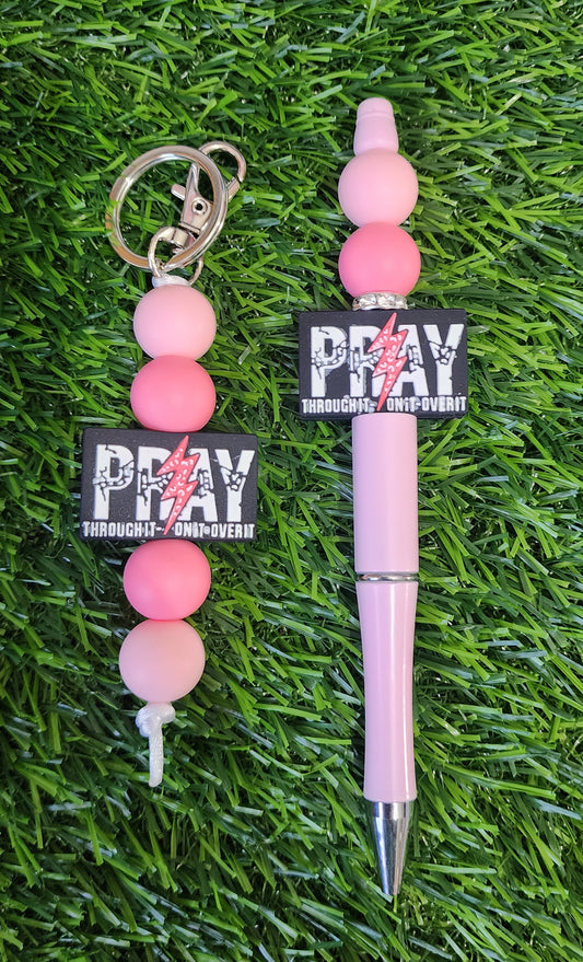 Pray All Day Pen and Keychain Combo