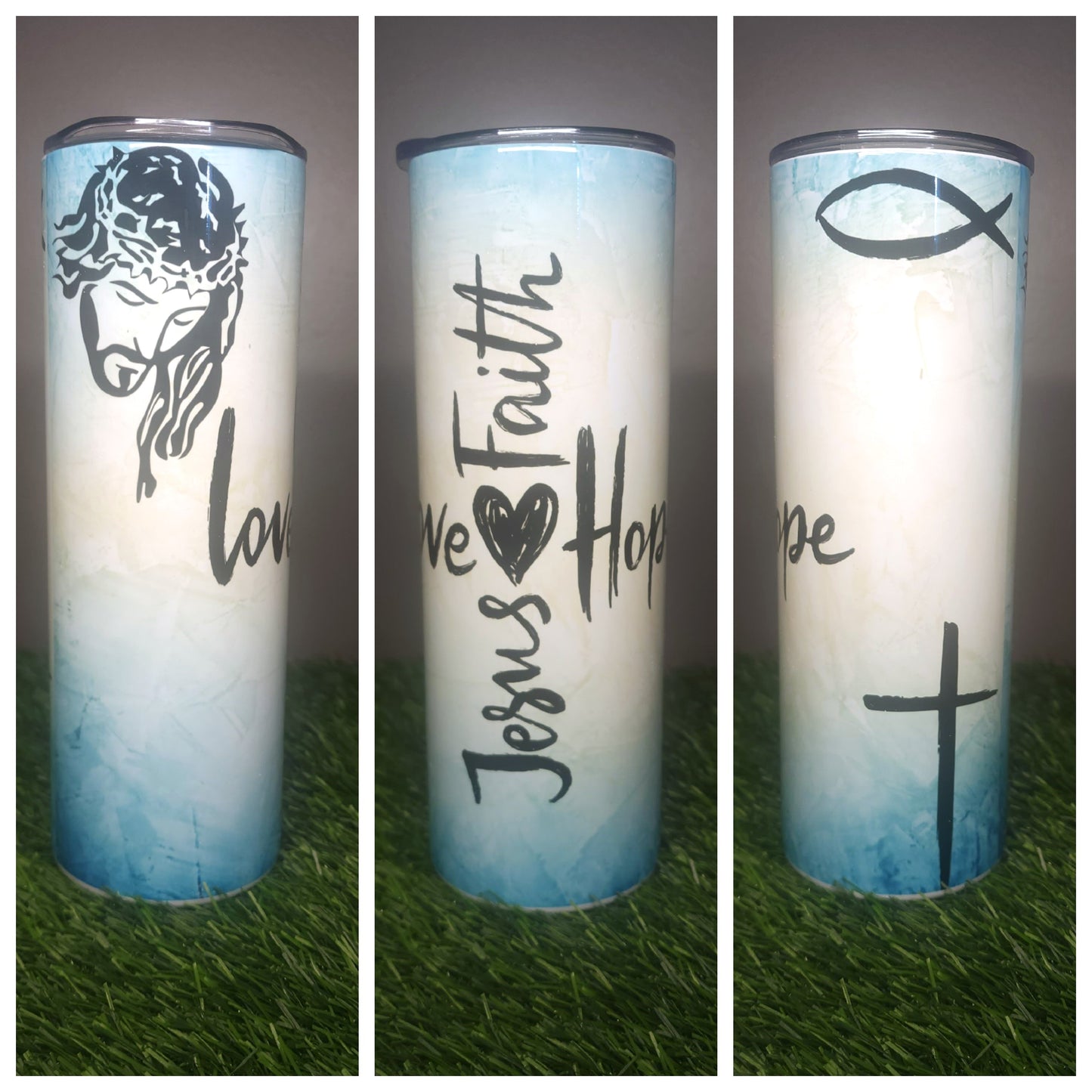 Faith, Jesus, Hope, and Love 20 oz