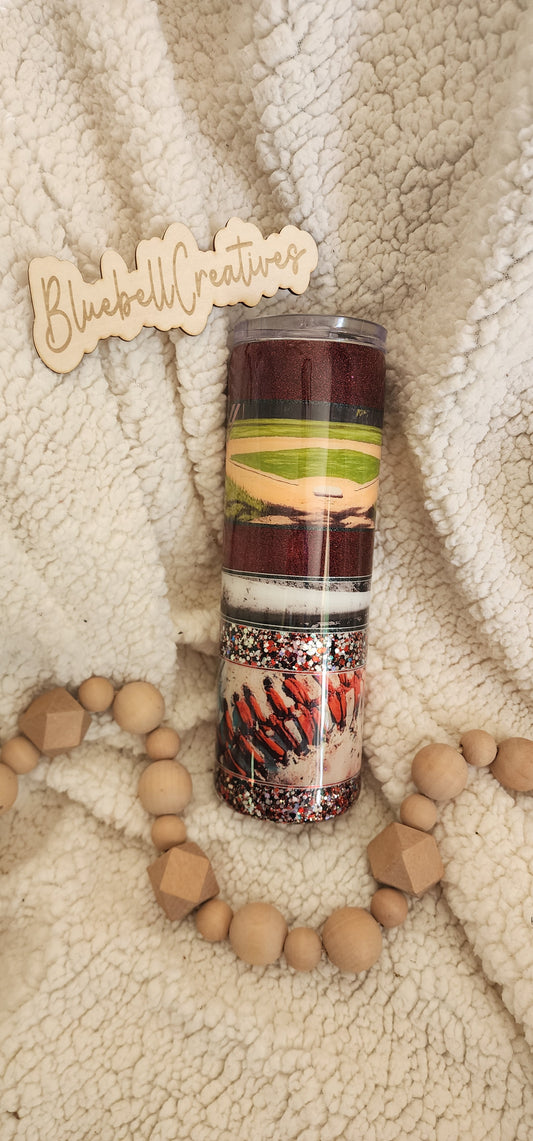 30 Oz Baseball tumbler