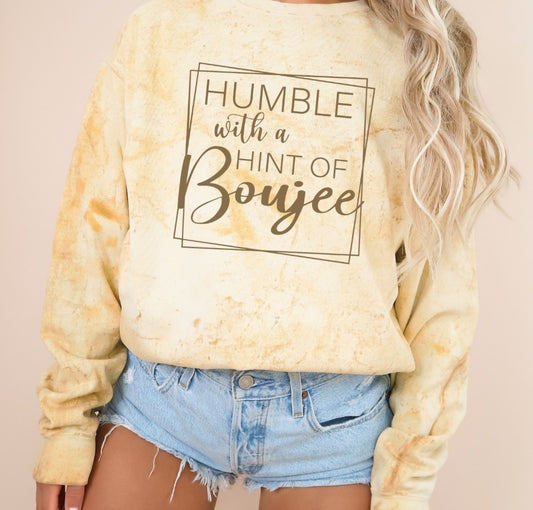 Humble and Boujee (gold print)